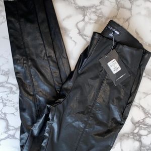 Faux leather leggings